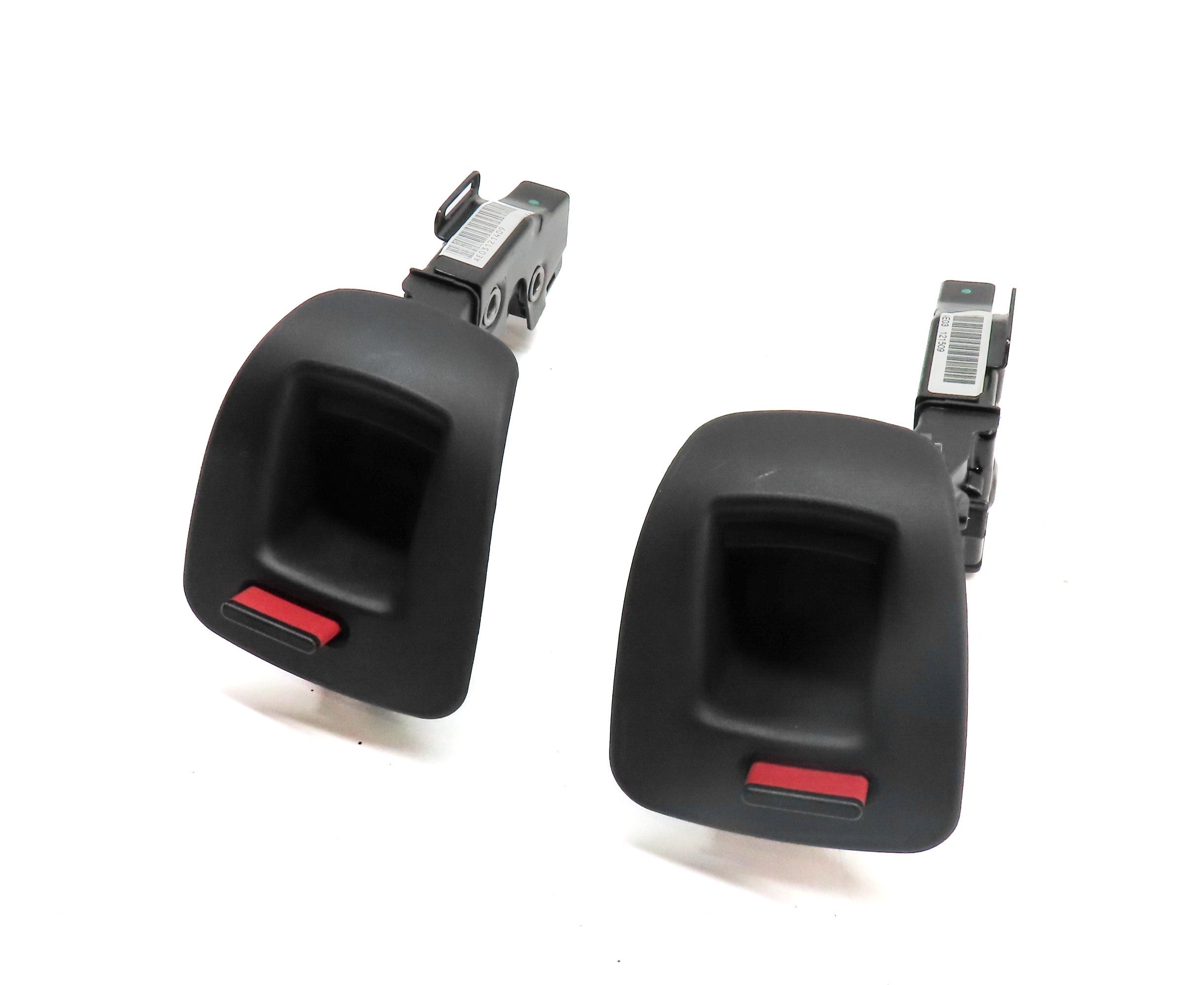 2010 BMW X5 (E70) REAR UPPER FOLDING SEAT BACK RELEASE LEVER LOCK LATCH SET/2 — exact item pictured